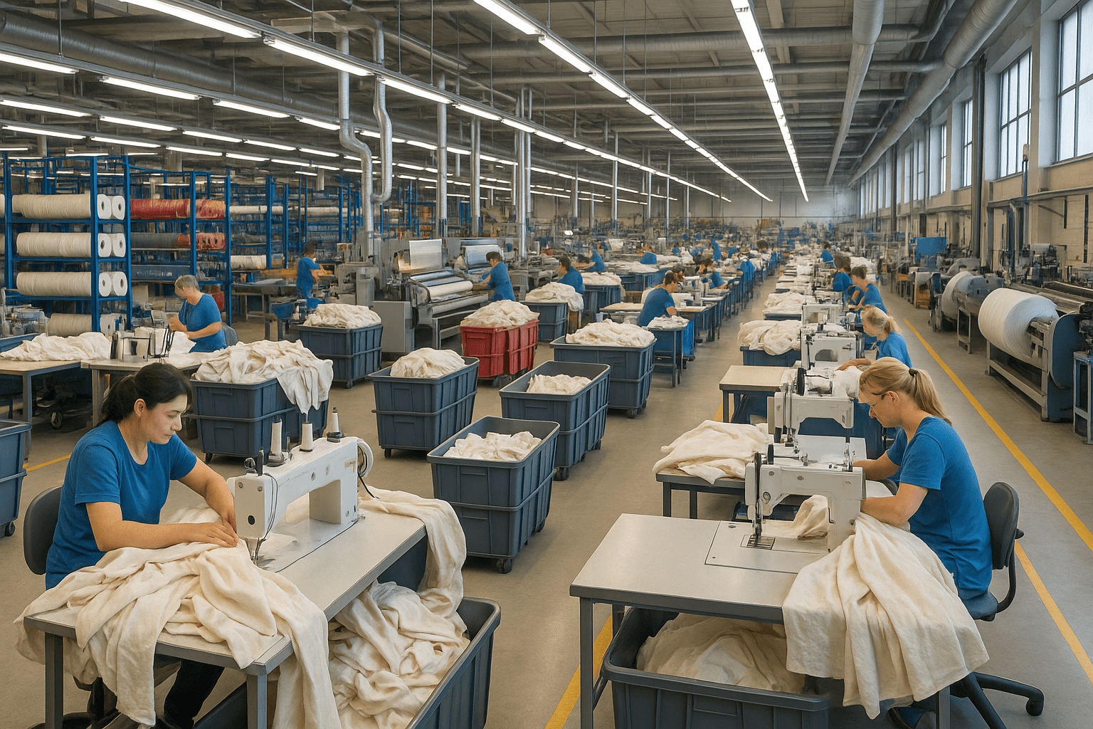 Un accord sur les mesures urgentes pour l’emploi et la formation signé par l&rsquo;industrie textile